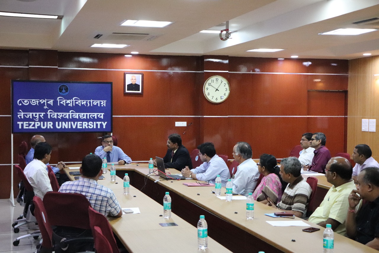 Honorable Vice- Chancellor addressing the gathering